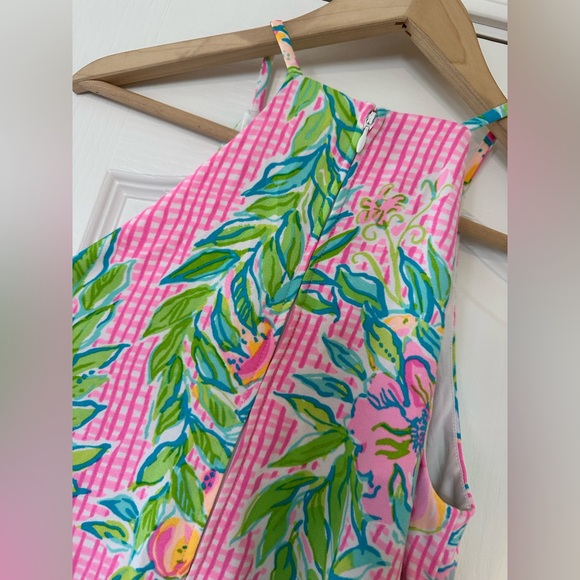 Lilly Pulitzer Pearl Romper in Don’t Stop Beleafing - Picture 9 of 9
